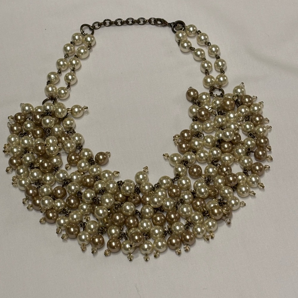 Stella & Dot Pearl Statement Necklace